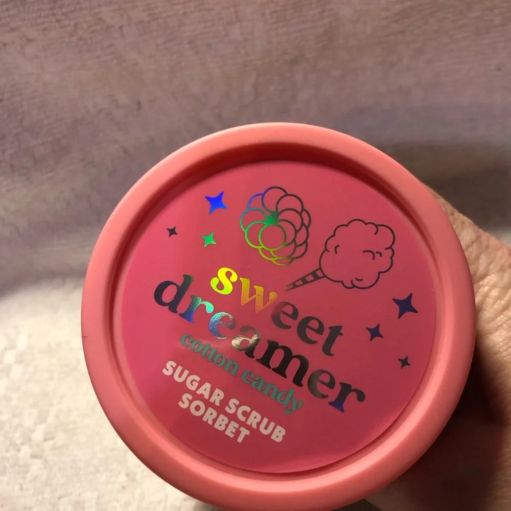 Justice Sweet Dreamer cotton candy sugar scrub sorbet body scrub